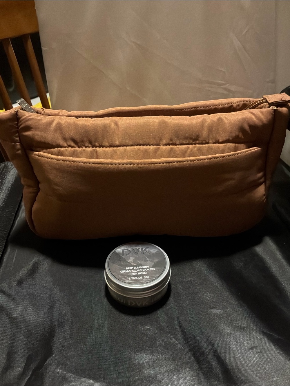 Ulta toiletry bag with a DVK nose mask